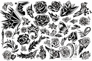 Letter SW tattoo idea