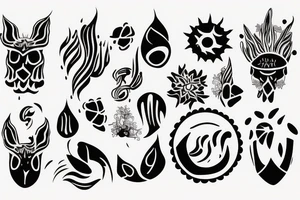 Sunset tattoo idea