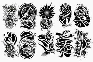Sunset tattoo idea