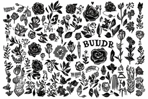 build your garden tattoo idea