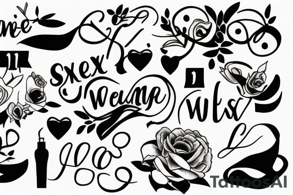sex wife tattoo idea