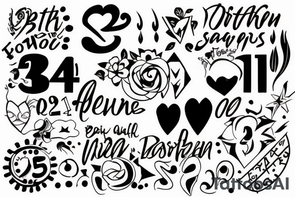birth date of my daughter
25.06.2018 tattoo idea