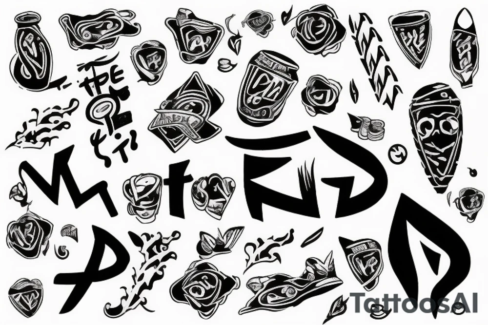 Write this word حر وحر وحر tattoo idea