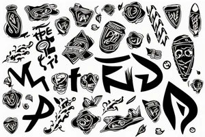Write this word حر وحر وحر tattoo idea