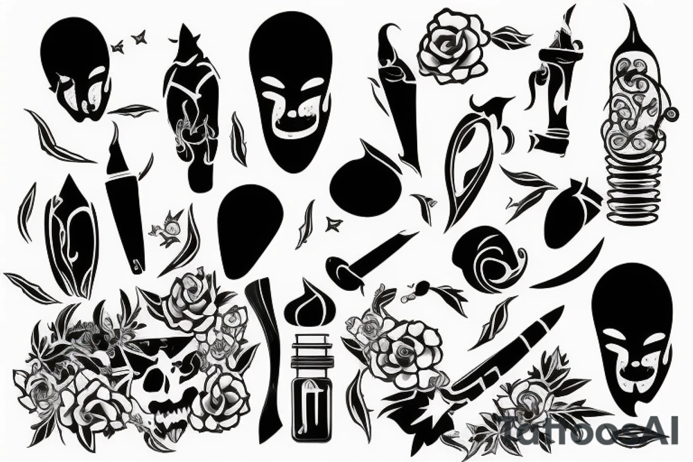 حر وحر وحر tattoo idea