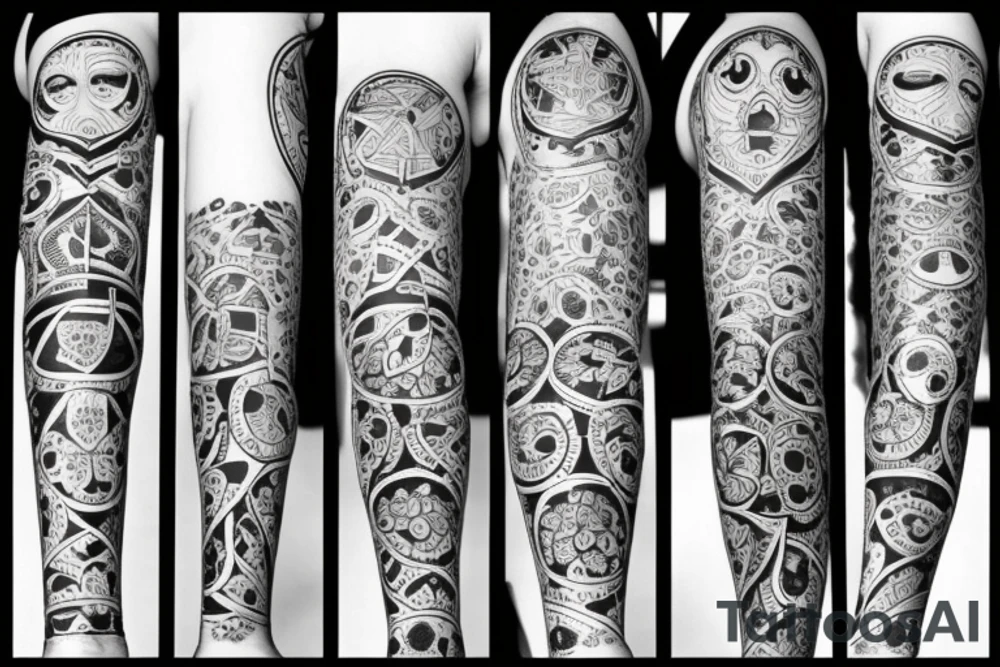 حر وحر وحر tattoo idea