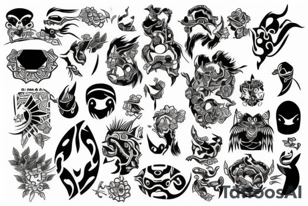 japanese style tattoo idea