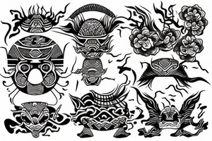 japanese style tattoo idea