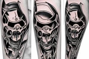 Doom slayers mark on the right forearm tattoo idea