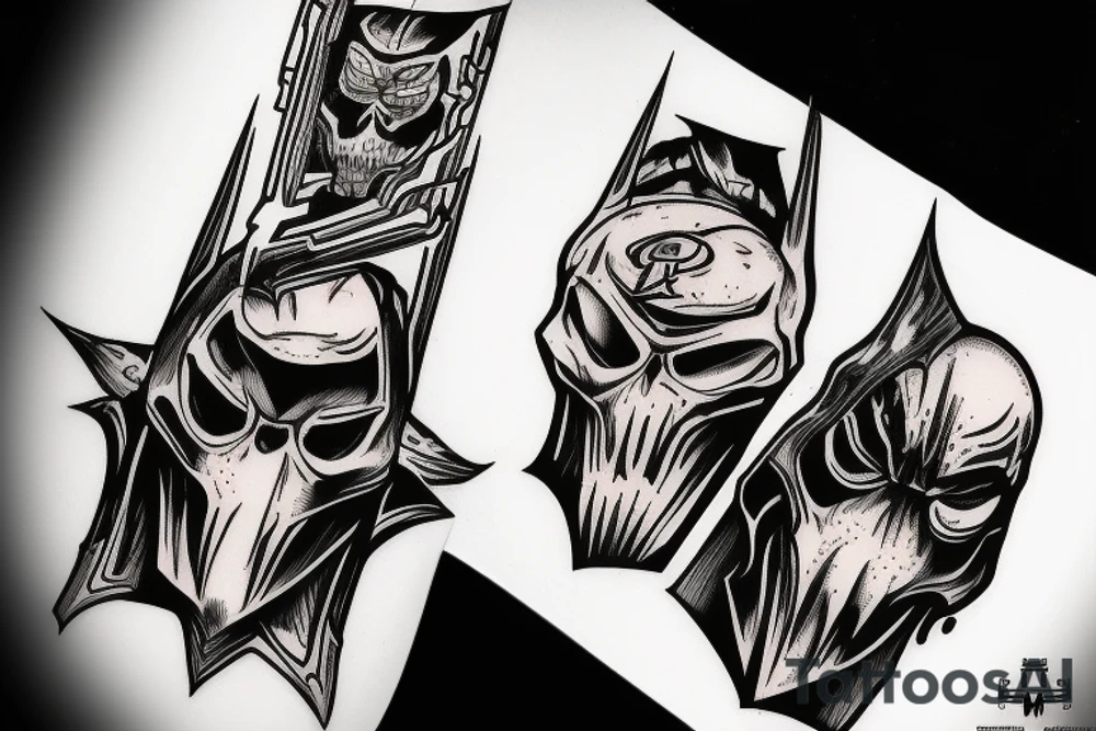 Doom slayers mark on the right forearm tattoo idea
