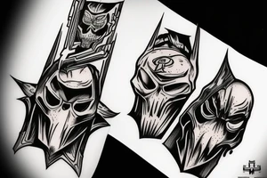 Doom slayers mark on the right forearm tattoo idea