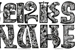 should used letters T T tattoo idea