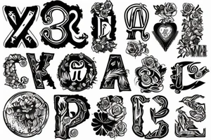 should used letters T T tattoo idea