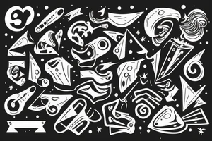 something passes from one hand to the other with the help of something tattoo idea
