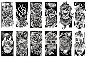 something passes from one hand to the other with the help of something tattoo idea
