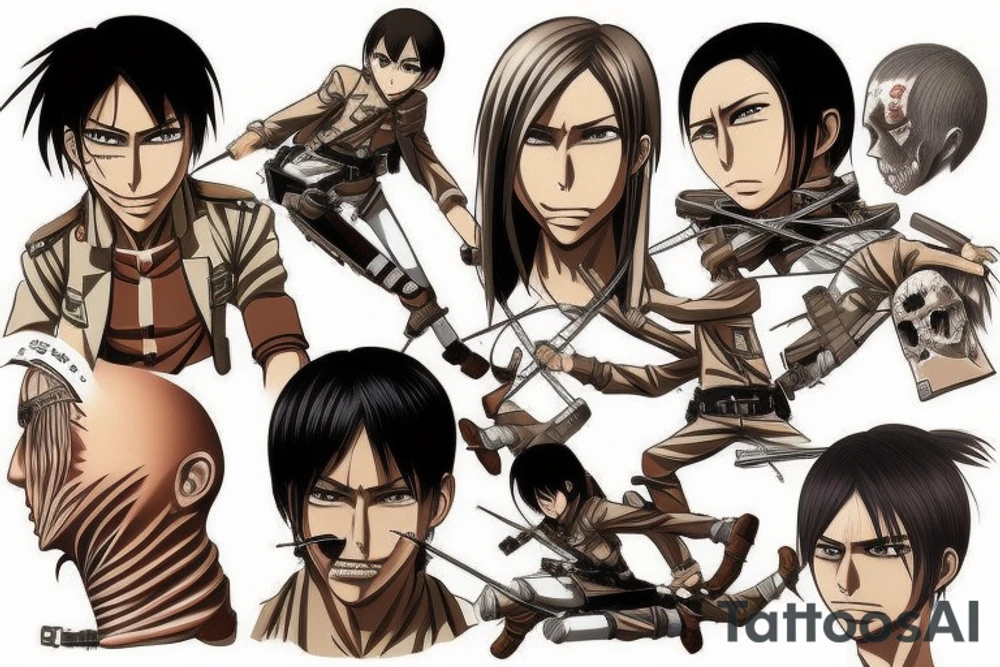 Attack on titan tattoo idea