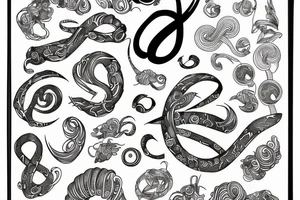 infinity symbol design tattoo idea
