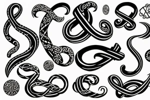infinity symbol tattoo idea