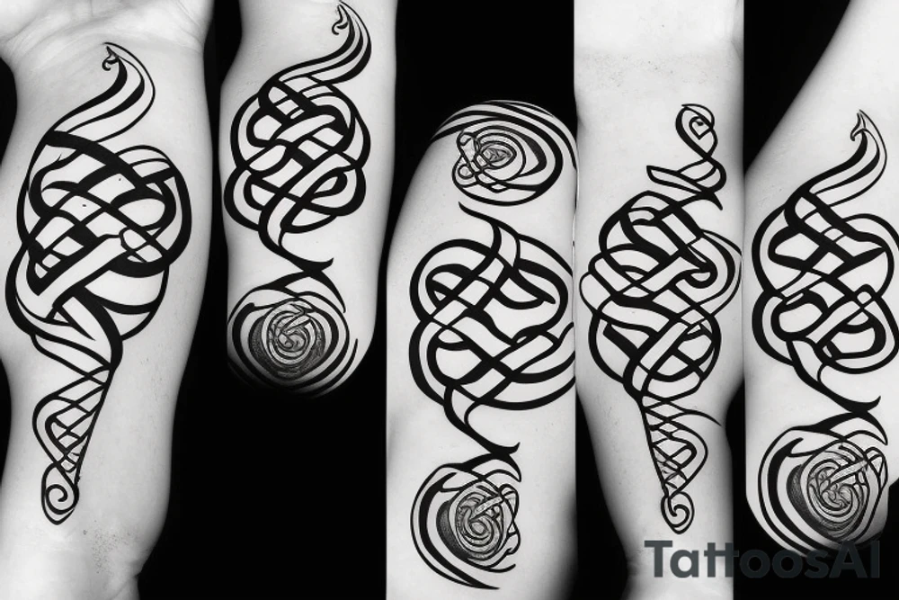 infinity symbol tattoo idea