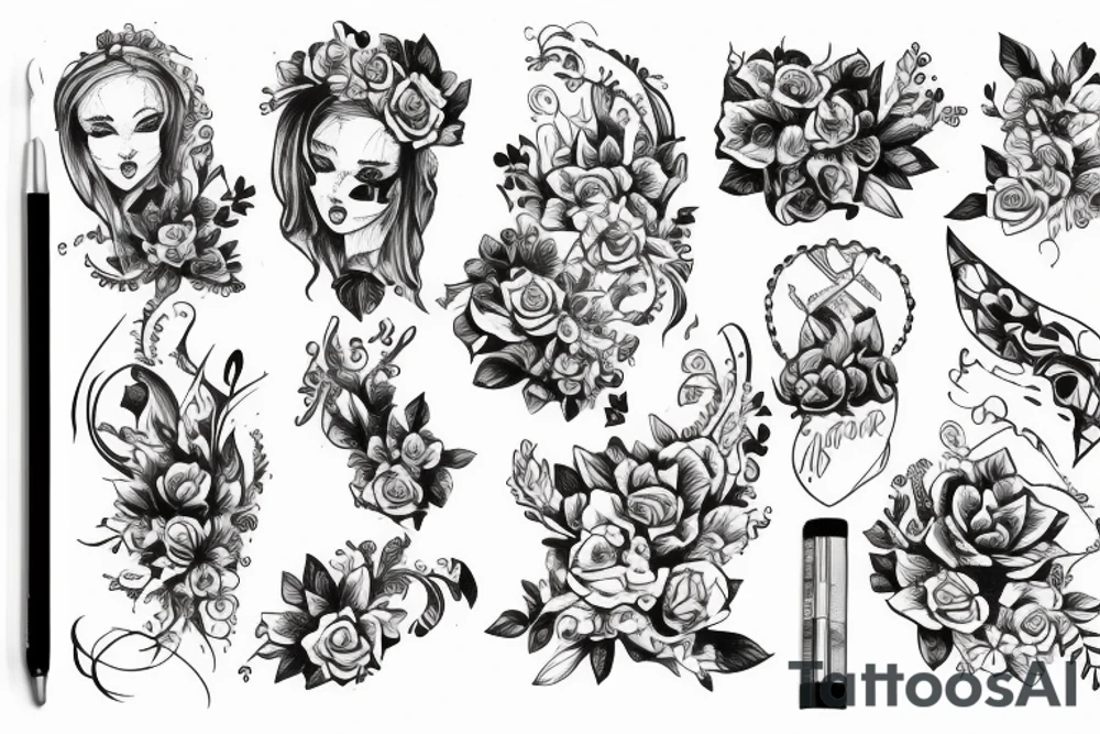 гел с автоматона tattoo idea
