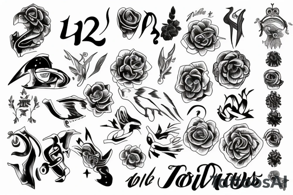 the word 12 tattoo idea