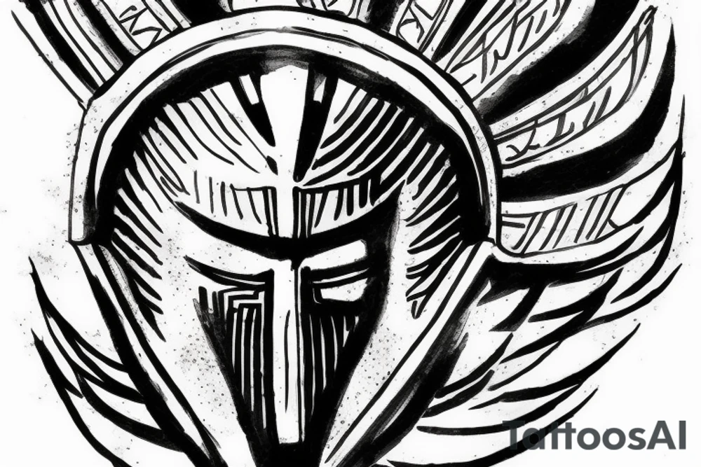 Spartan helmet for the finger tattoo idea