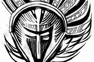 Spartan helmet for the finger tattoo idea