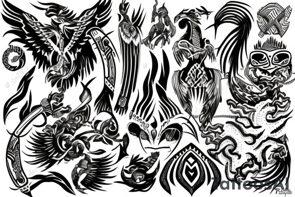 phoenix tattoo idea