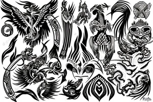 phoenix tattoo idea