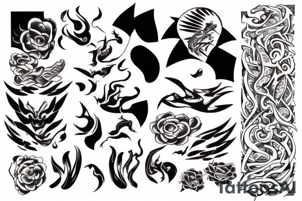 phoenix tattoo idea