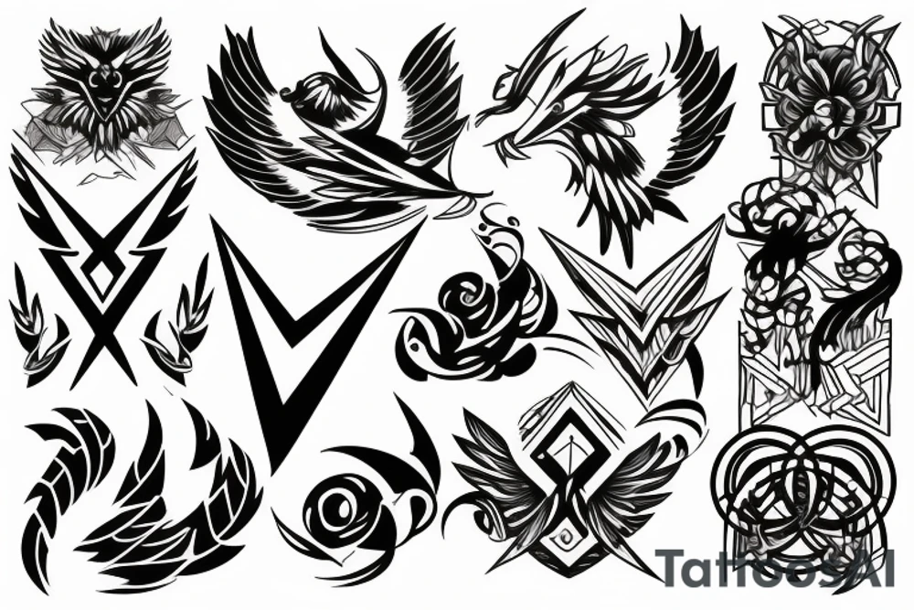 phoenix tattoo idea