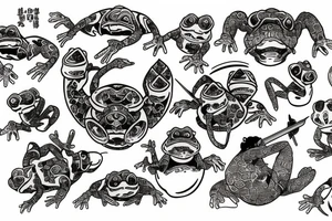 toad warrior tattoo idea