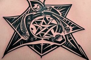 Umbrella Logo plus the S.T.A.R.S logo from Resident Evil tattoo idea