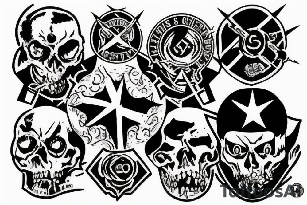 S.T.A.R.S logo from Resident Evil tattoo idea