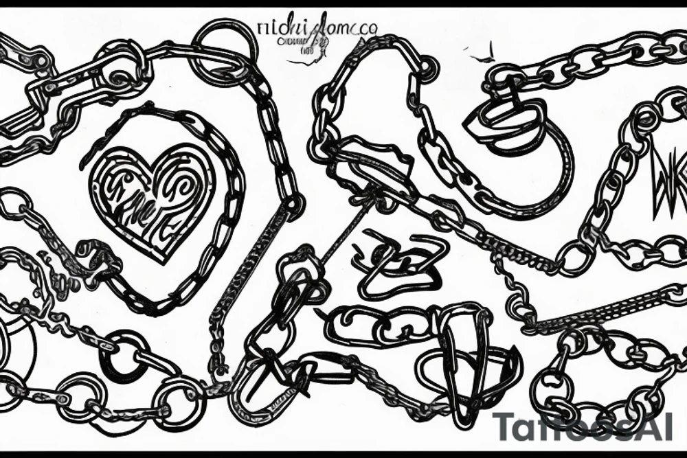 write chains tattoo idea
