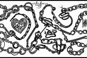 write chains tattoo idea