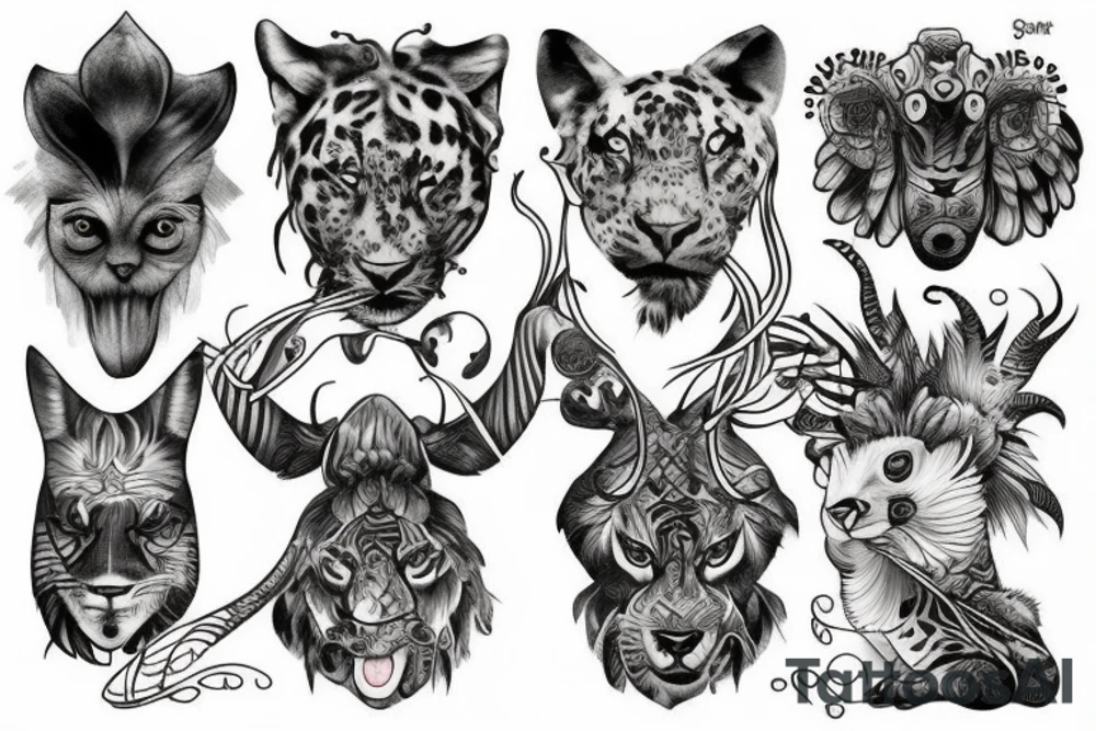 Animal kingdom tattoo idea