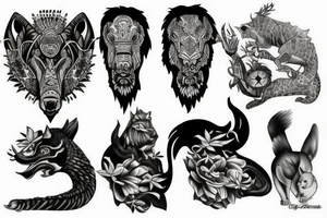 Animal kingdom tattoo idea