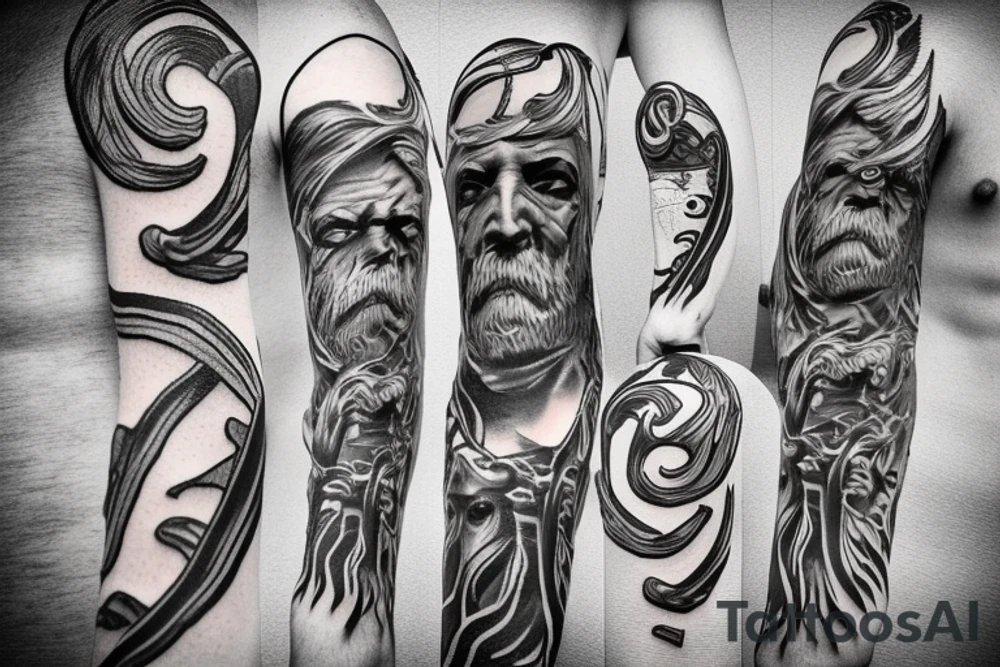 Poseidon tattoo idea