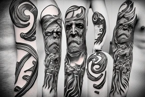 Poseidon tattoo idea
