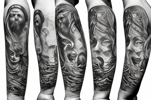 Poseidon tattoo idea
