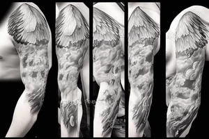 Angel tattoo idea