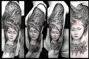 Angel tattoo idea