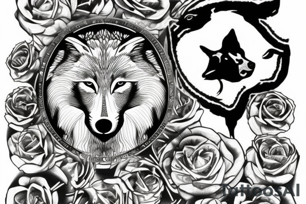 Wolf in sheep's clothing tattoo idea