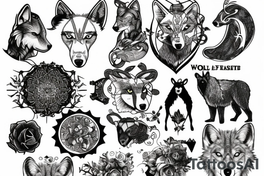 Wolf in sheep's clothing tattoo idea