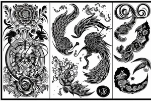 Night Cheboksary tattoo idea