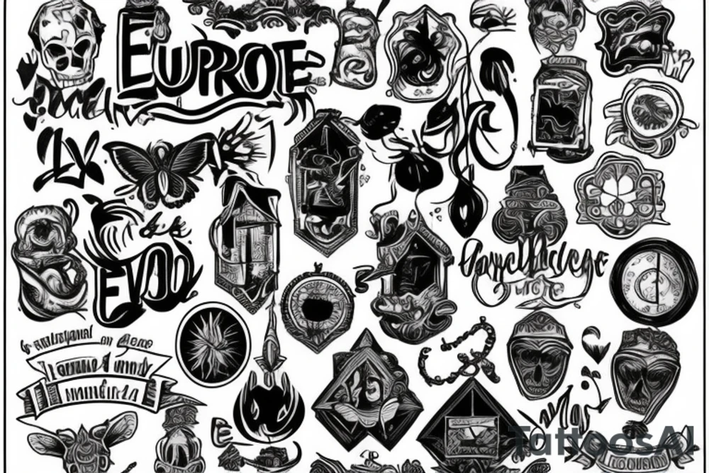 I've lived in Europe for 17 years and I'm leaving tattoo idea