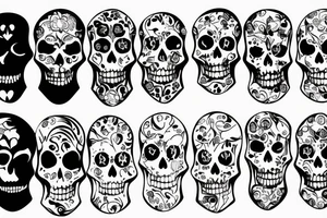 skeleton,smoke,cigarette tattoo idea