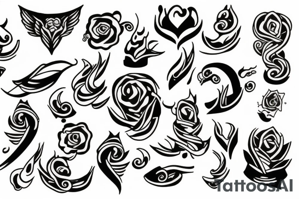 D and Cash tattoo idea