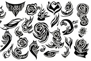 D and Cash tattoo idea
